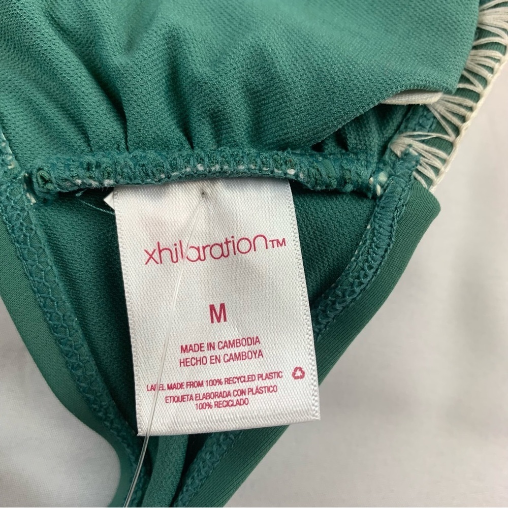Xhilaration Green Bikini Set with White Trim Accents- S/M - Picture 5 of 12